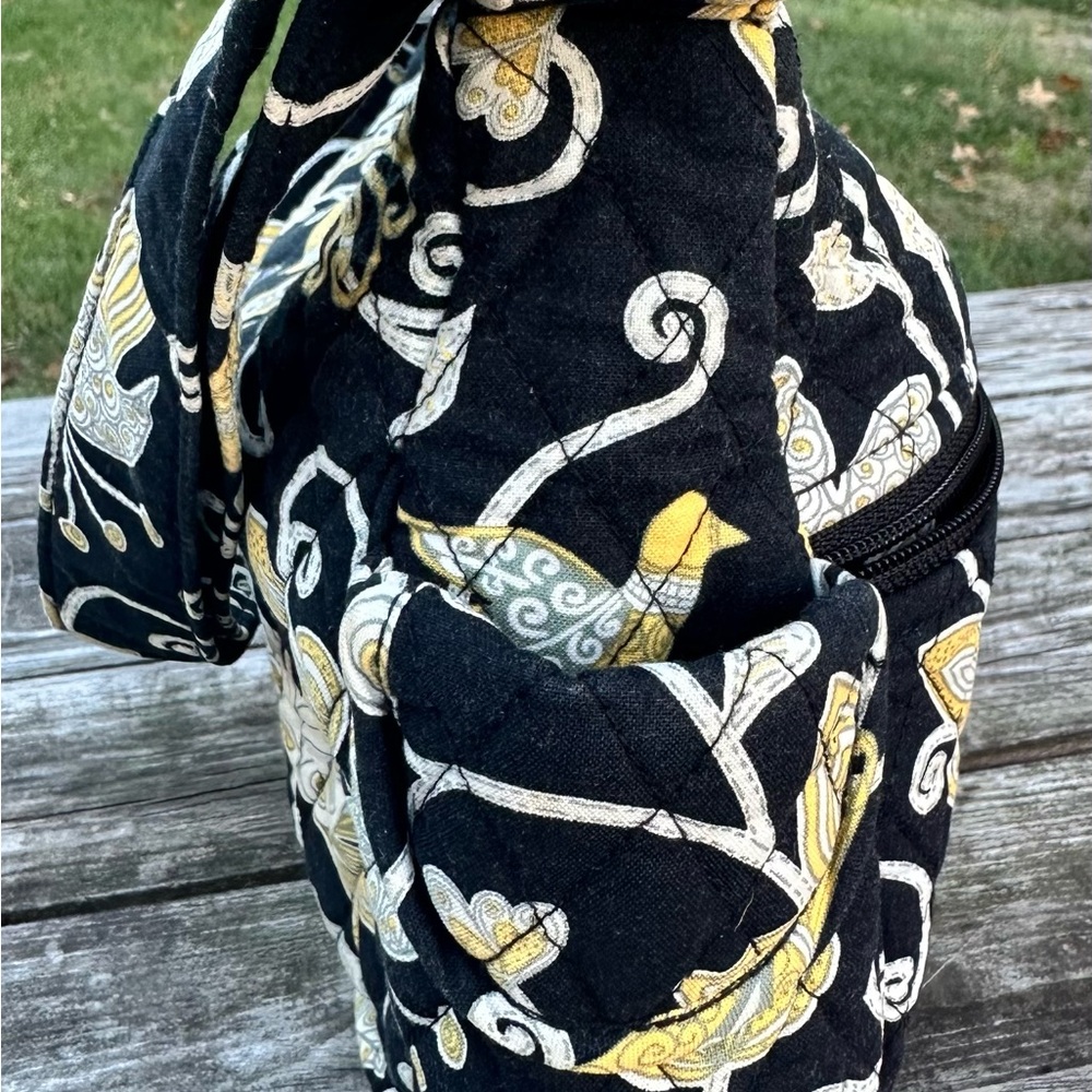 Vera Bradley "Yellow Bird" Morgan Shoulder Bag - Retired Pattern - Picture 6 of 13